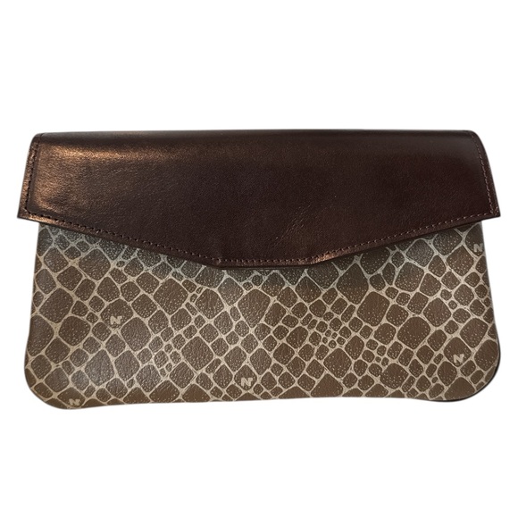 Nina Ricci Bag Maroquinerie Giraffe Pattern Clutch Bag